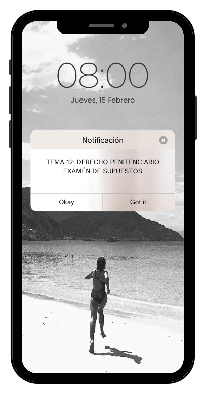 platafoma de test para prisiones con notificaciones